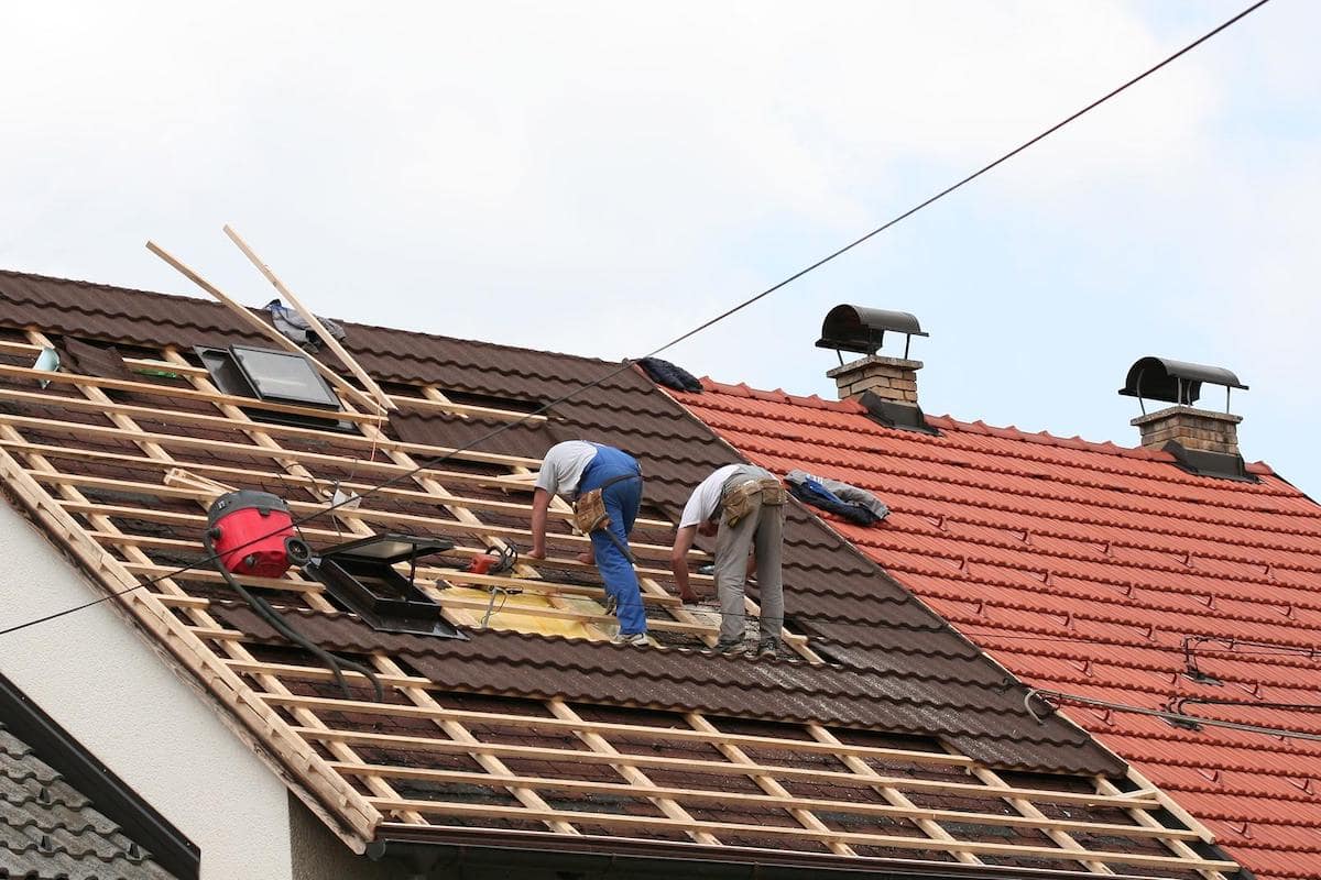 Postup pří rekonstrukce střechy